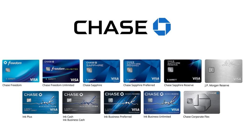 chase credit cards, chase business credit cards, chase cash back cards, travel credit cards, credit card bonuses