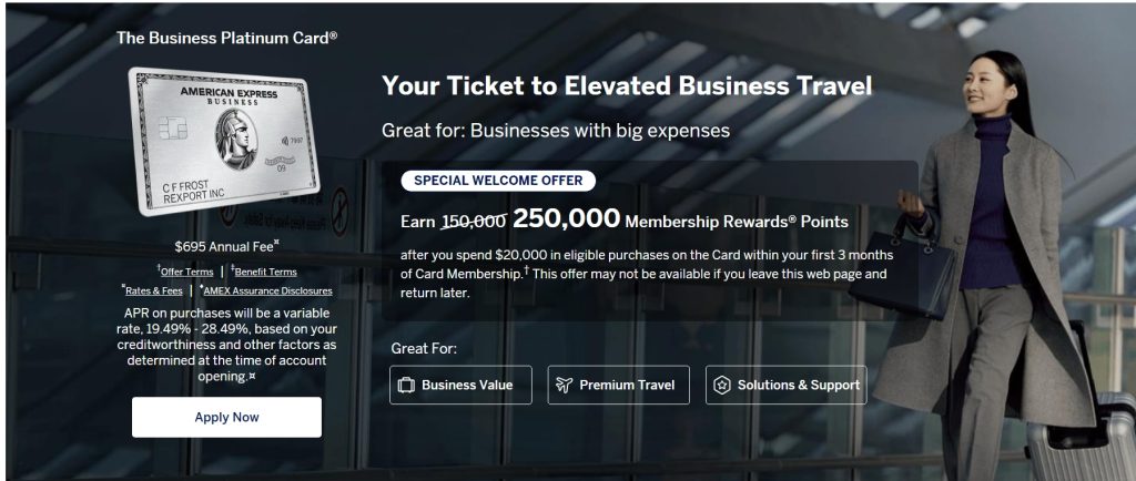 american express business platinum card 250k points bonus offer, amex business platinum card 250k, amex business platinum card 250k points bonus offer