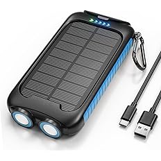 nuynix solar charger power bank