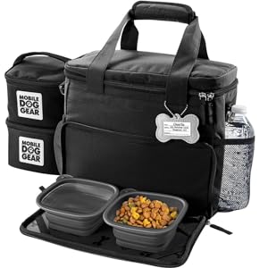 mobile dog gear travel tote bag