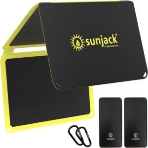 sunjack 25 watt solar panel charger